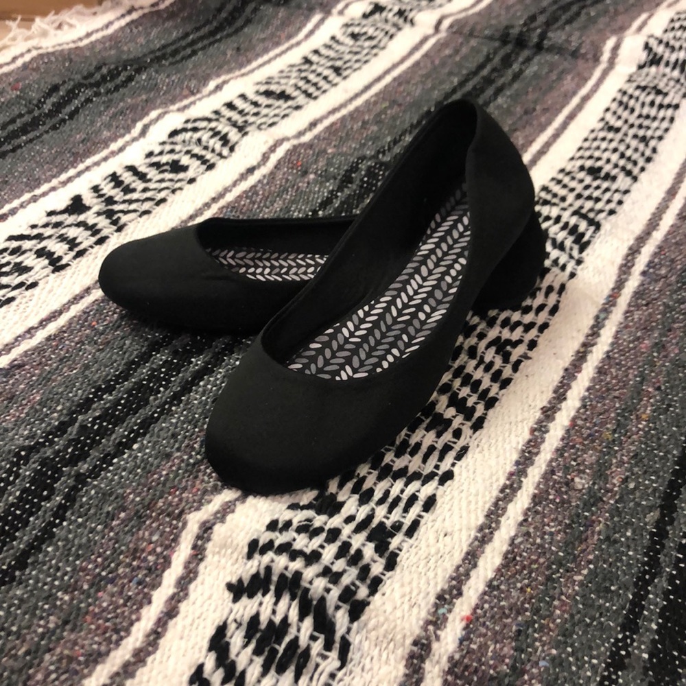 Black Flats, Size 7